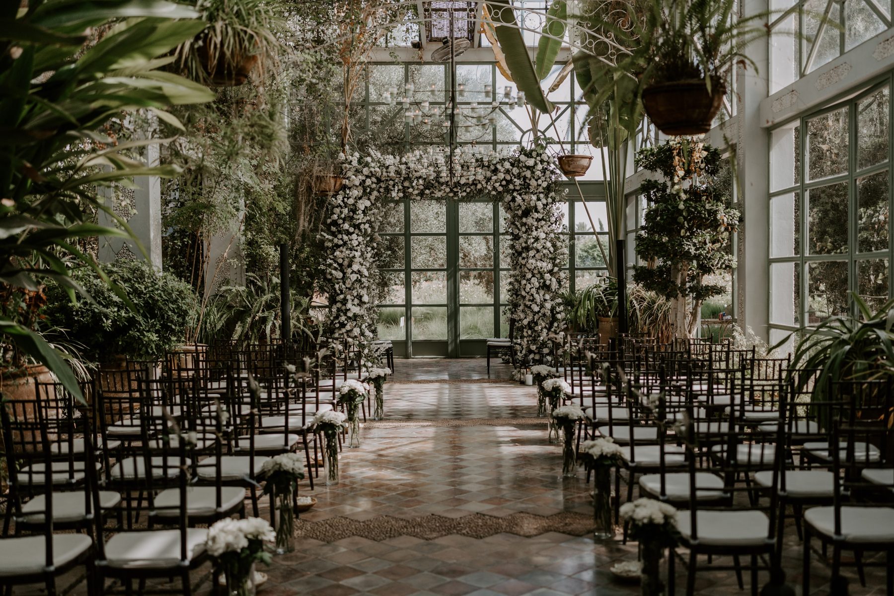 Céremonie de mariage élégante à Marrakech