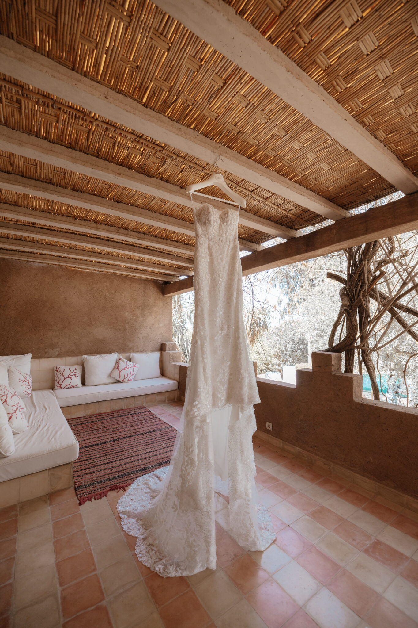 Cérémonie de mariage fleurie à Marrakech