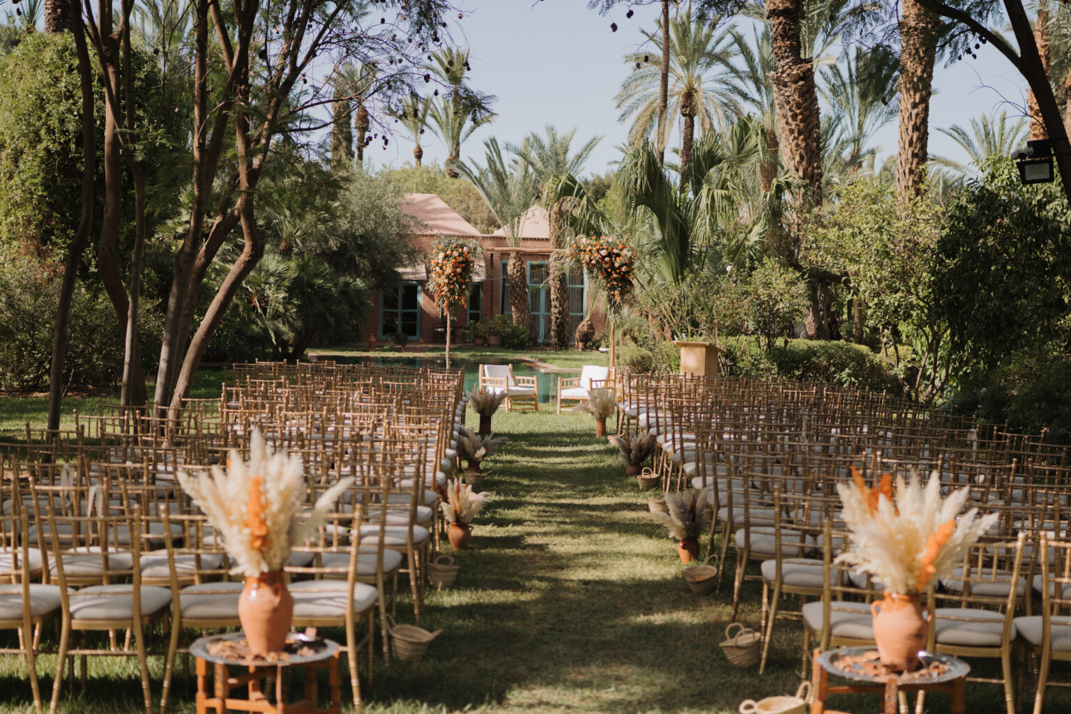 cérémonie bohème à Marrakech