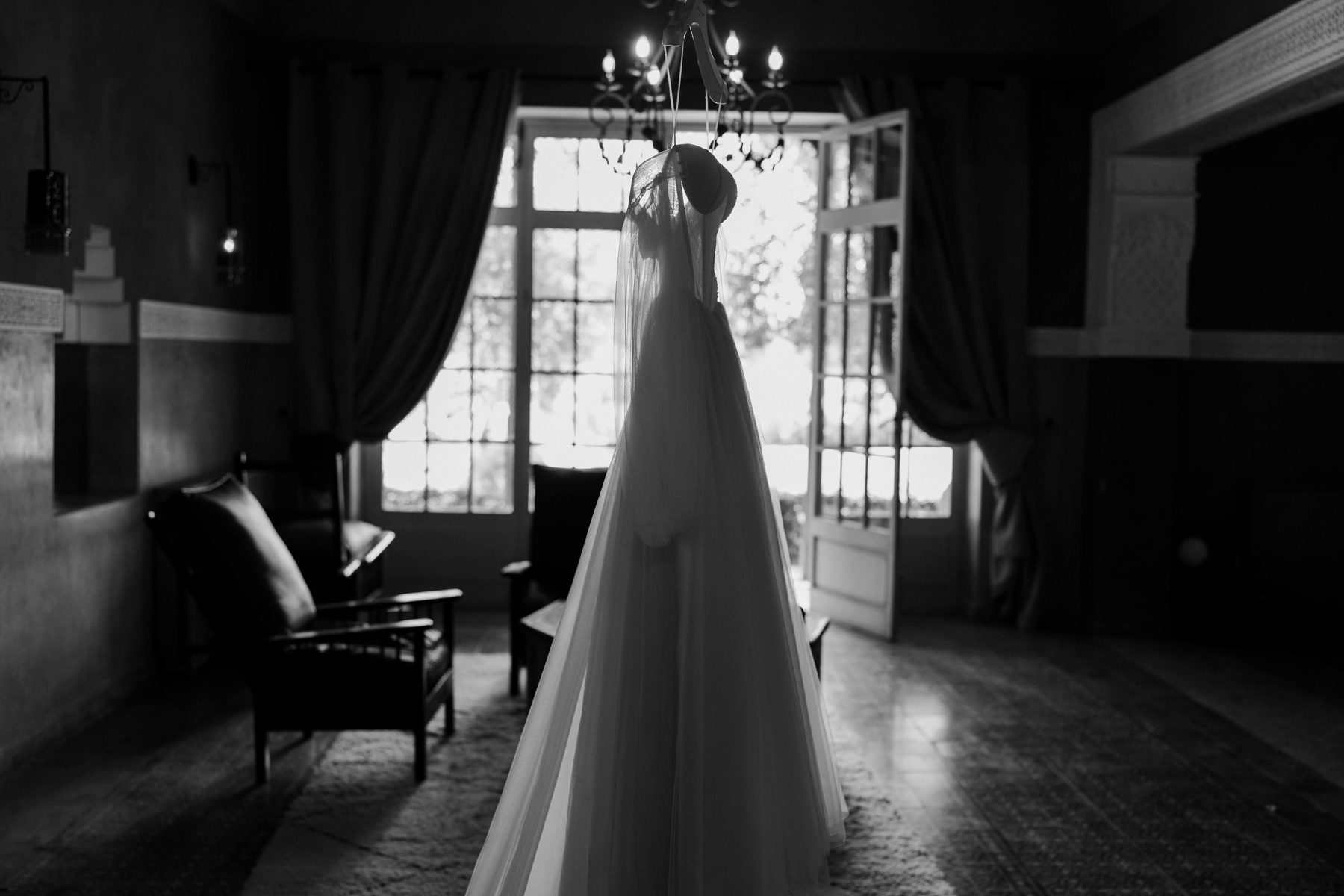Robe de mariée au beldi country club à Marrakech