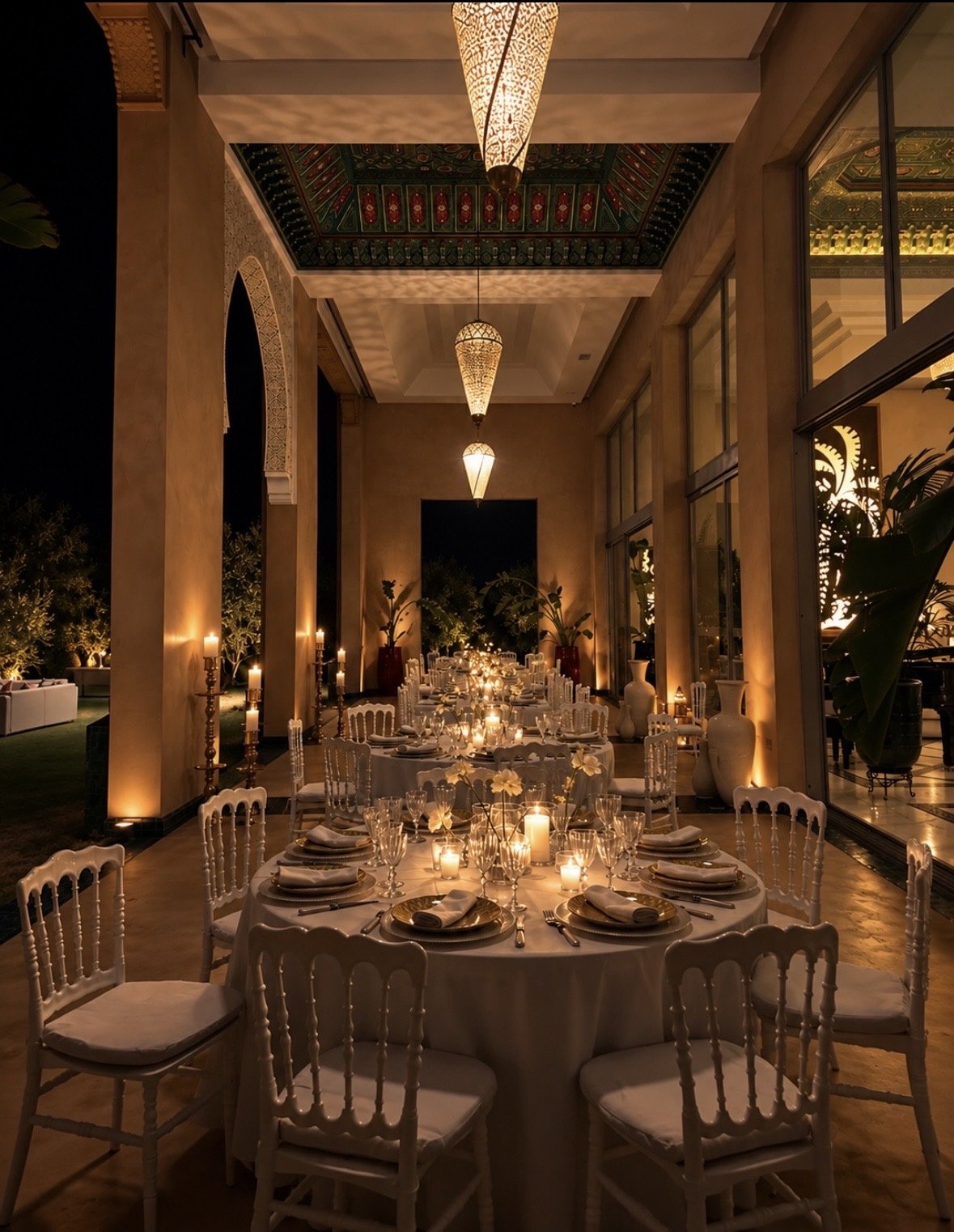 Diner privé d'entreprise à Marrakech